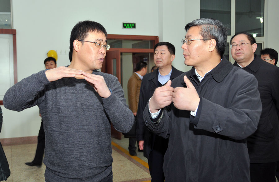 Gansu Province Vice Governor Li Rongcan and high level team visit Haimo Technolo